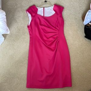 Calvin Klein size 14 pink dress